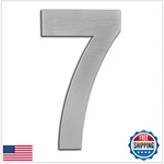 Exterior Adhesive House Number Gate Garage 6.3 Inch Stainless Steel Aisi 304 New. Price: $31.03.