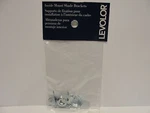 Levolor / Kirsch Inside Mount Shade Brackets PWLD1924RSINBR New. Price: $6.49.