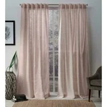 Exclusive Home Bella Hidden Tab Top Curtain Panel Pair, Rose, 54X96, 2 Piece New. Price: $28.99.
