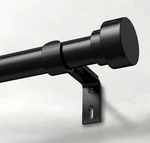 1 Pack Ifels Heavy Duty Curtain Windows Rod 30-90 Inch, Adjustable Black New. Price: $13.00.