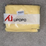 Upopo Yellow Kitchen Tier Curtains W36 L30 Sheer Linen Textured Open. Price: $13.95.