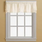 Chf Industries Valance Battenburg Ecru 60W X 14L Cotton Tailored Window New. Price: $17.99.