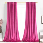 Gisewood Berry Velvet Curtains For Bedroom, Back Tab, Soft, Sun Blocking, 2 Pane New. Price: $63.15.