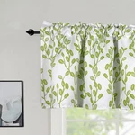 Plant Tree Leaves Printed Window Valance Curtains For Bedroom/living Room/bat... New. Price: $28.68.