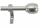 Decopolitan 30890-SL28 Cap Curtain Rod Set, To 48 Inches, Silver New. Price: $19.99.