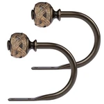 Usfook 2 Pack Bronze Curtain Holdbacks, Decorative Window Small, New. Price: $17.16.