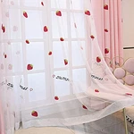 White Embroidery Sheer Curtain For Living Kids Bedroom Kitchen Rod Pocke... New. Price: $29.93.