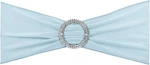 Patikil 13" X 5" Stretch Chair Sashes Bows, 75 Pack Elastic Bands Open. Price: $61.49.
