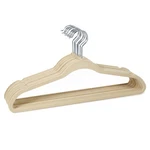 Simplify 10 Super Slim Velvet Huggable Hangers In Ivory, New. Price: $17.57.