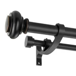 Double Curtain Rods 72 To 144 Inches With Solid Aluminum Alloy Brackets, In... New. Price: $78.60.