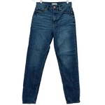 Loft Women's Boyfriend High Waist Blue Stretch Denim Jeans Size 25 (W28"XL29") Pre-owned. Price: $19.00.