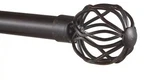 Ogee 66 - 120 Adjustable In. Single Curtain Rod Kit Matte Bronze Open. Price: $9.99.