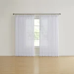 Renaissance Home Fashion Simplicity Sheer Pinch Pleated Drape Pair Elega New. Price: $91.88.