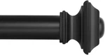 Ivilon Drapery Treatment Window Curtain Rod - Square 48 To 86 In., Black New. Price: $47.23.