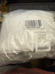Nicetown White Linen Sheer Curtains 52"X84" Rod Pocket Back Tab Sets New Open. Price: $14.99.
