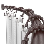 Curved Shower Curtain Rod 36.4-76IN Adjustable, Bronze Round R... New. Price: $52.39.
