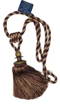 Trimland Cavalier 3382-10 8766 Mulberry Sand Gold Wood Drapery Tassel Tieback New. Price: $18.00.
