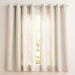 Exclusive Home Loha Linen Grommet Top Curtain Panel Pair, 54"X63", Ivory New. Price: $27.94.