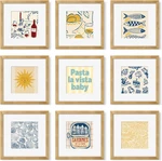 12X12 Frame Of 9, Photo Gallery Wall Set, Display Pictures 8X8 New. Price: $92.99.