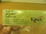 New Kirsch Pole Rings Set Of 4 5502EG.091 *free Shipping*. Price: $23.99.