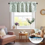 Vogol Valances Leaves Meticulous Printed Window Curtains For KITCHEN,52W New. Price: $24.00.