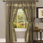 Achim Fairfield Piece Window Curtain Set 55" X 84" Taupe New. Price: $38.99.