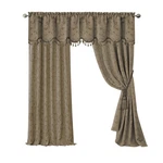 Elrene Home Fashions Mia Jacquard Scroll Blackout Window Curtain, 52" X 84" (... New. Price: $35.72.