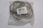(7-PK) Urbanest Curtain Rings Metal With Eyelets Pewter 2" Diameter 1201552 Open. Price: $6.65.