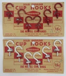 Vtg Lot Metal Cup Hooks By Newell Mfg Companies Solid Shoulder Drapery Curtains. Price: $14.99.