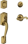 Schlage Single Cylinder Handleset Left Antique Brass F60 Cam 609 Fla Lh Open. Price: $54.99.
