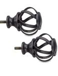 Drapery Rods Holdbacks Cambria Matte Brown Finals Birdcage New. Price: $20.00.
