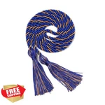 Newrara Graduation Honor Cords Tassels Royal Blue Brown 68". Price: $20.00.