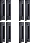Barn Door Handles Set - Matte Black Sliding Hardware Kit, 4 Pack New. Price: $50.73.
