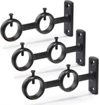 Goowin Curtain Rod Bracket, 3PCS Adjustable Holder, Double New. Price: $14.99.