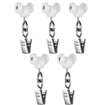 Evertrack Curtain Clips - Dual Wheel Roller 25, White / Steel New. Price: $56.17.