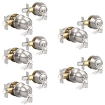 Knobonly 5 Set Keyed Same Entry Door Single Cylinder Deadbolt One Keyway New. Price: $153.64.