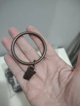Ivilon Drapery Curtain Clips With Rings - Set Of 28 Decorative Open. Price: $14.97.