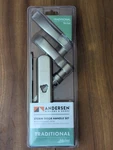 Anderson Traditional Nickel Storm Door Handle Set With Deadbolt Lock 92892 New. Price: $56.10.