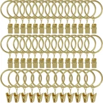 40 Pack Curtain Rings With Clips, Hooks, Bow Hanger For New. Price: $19.99.