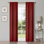 Room Darkening Rod Pocket 26" Wide Solid Blackout Window Curtains Set Of New. Price: $30.60.