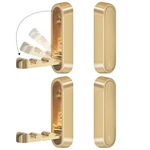4PCS Foldable Gold Wall Hooks, Heavy Duty Zinc Alloy Folding Fold... New. Price: $27.75.