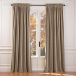 Lazzzy Tan Velvet Curtains Room Darkening Thermal Insulated 84 Inch New. Price: $70.61.