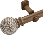 1-1/8 Inch Diameter Wood Curtain Rods For Windows 48 To 84 Adjustable Sea New. Price: $79.99.