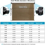 Amagenix Outdoor Roller 6'(W) 6'(H), Exterior Cordless Patio Shades R... Open. Price: $59.99.
