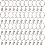 44 Pack Curtain Rings With Clips, Window Hooks Hangers New. Price: $12.14.