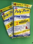 2 Warp's Piece 3'X6' Storm Window Transparent Plastic Film Water Resistant Kit New. Price: $6.99.