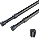 Aijieguang 2PCS Spring Tension Curtain Rod 28-43 Inches Adjustable 43, Black New. Price: $16.99.