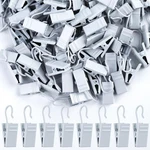 Teenitor 100 Pack White Curtain Clips Hooks, Stainless Steel Small Cl... New. Price: $24.98.