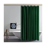 Dark Green Velvet Shower Curtain, Luxury 260 Gsm Heavy Duty Emerald... Fast Ship New. Price: $45.99.