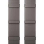 14"W X 59"H Builders Edge Shutters (per Pair), 010 Musket Brown 59-IN. New. Price: $336.32.